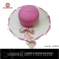 2015 new designs Woman Wide Brim Floppy Fold Summer Beach Sun Hat